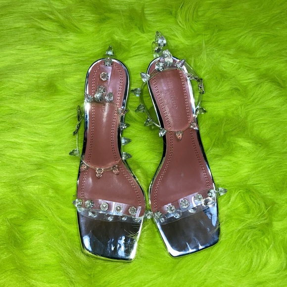 Clear Spiked Heels 8.5 - Picture 2 of 4